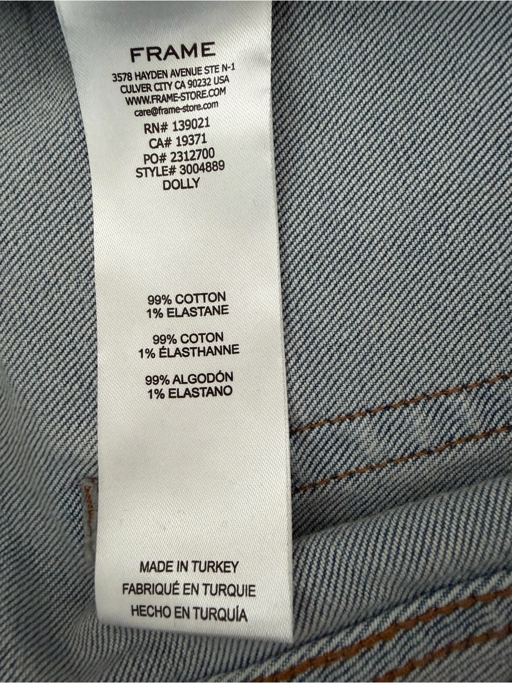 NWT FRAME The Arrow High Rise Bootcut Jeans Dolly Wash Size 29 $278 - Picture 6 of 8